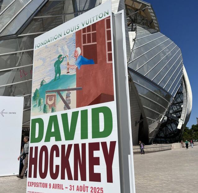 David Hockey Louis Vuitton Fundation Paris 2025